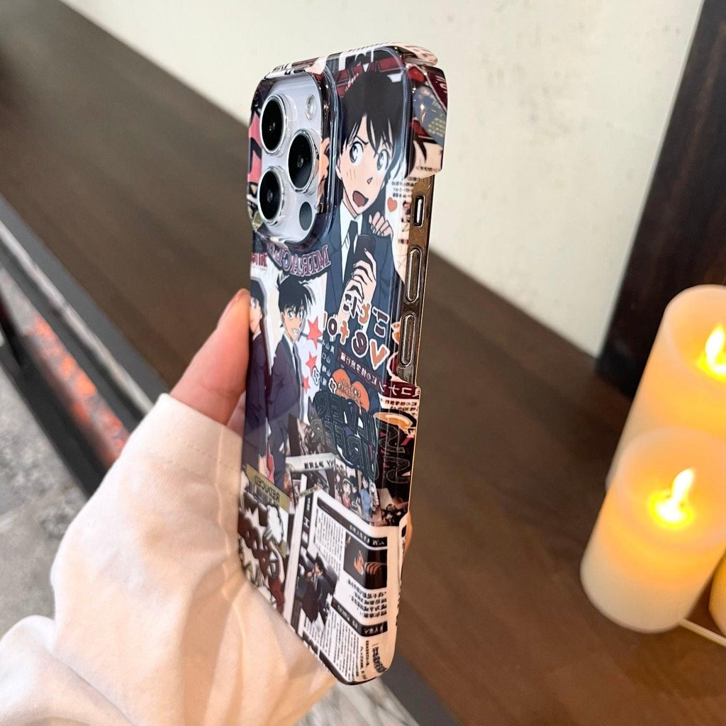 Funda para móvil de Detective Conan estilo manga