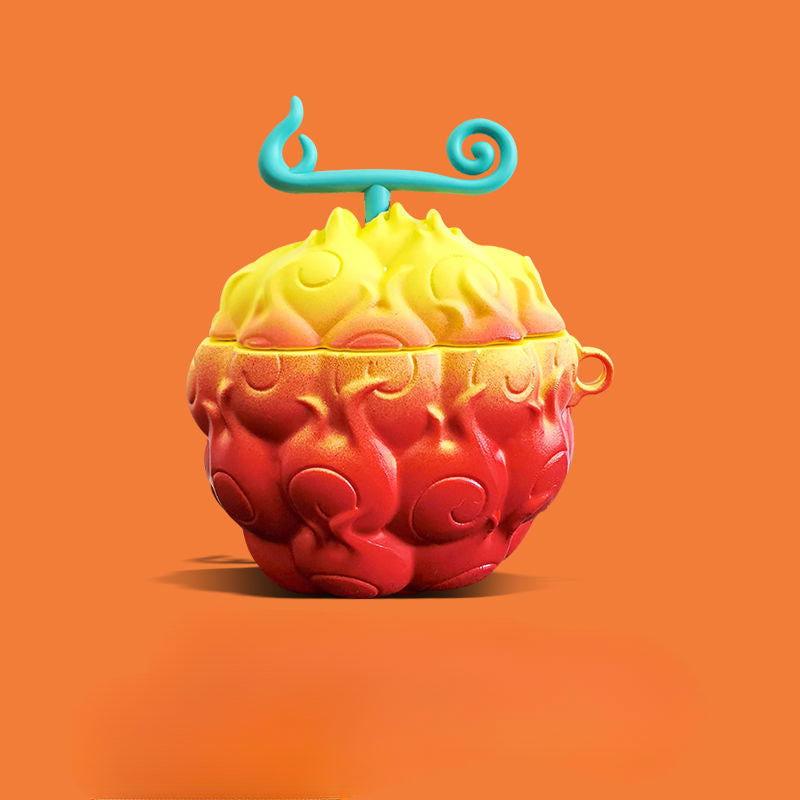 Devil Fruit ACE AirPods Case Generation Cover Case - HelloAnimeCases