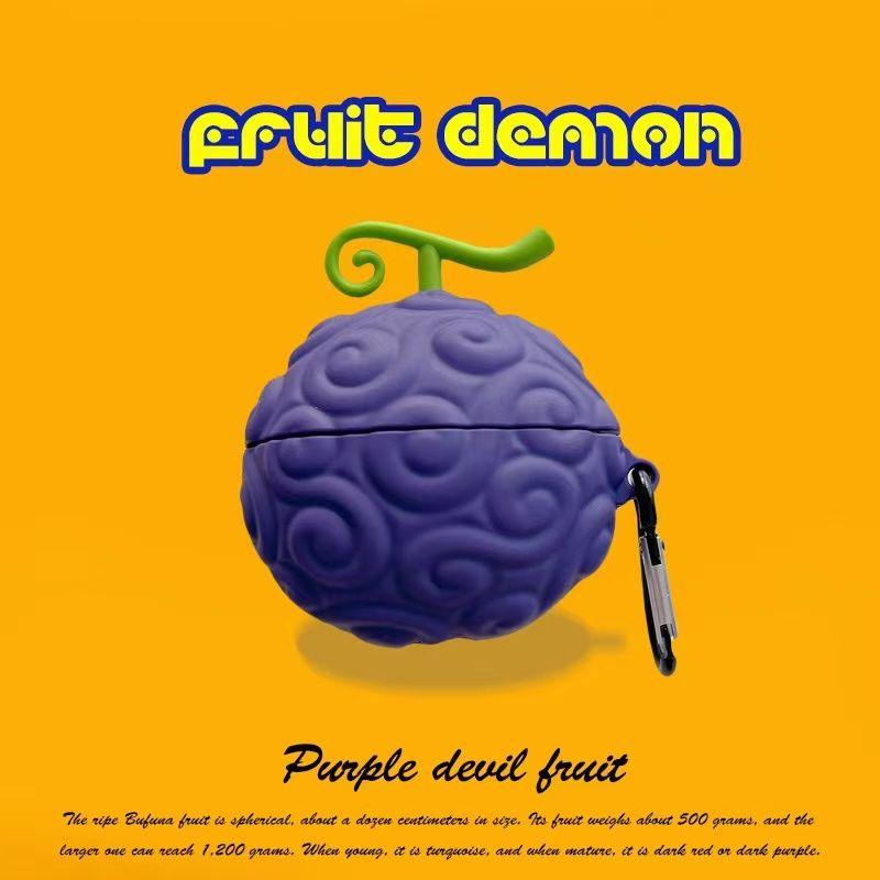 Devil Fruit ACE AirPods Case Generation Cover Case - HelloAnimeCases