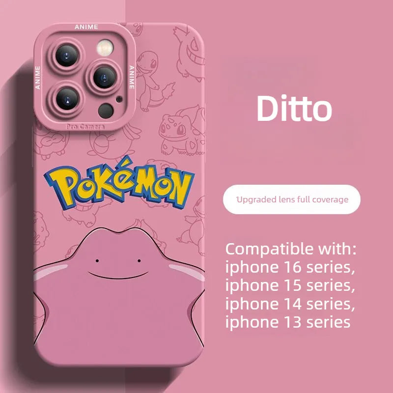 Pokemon Silicone Apple Phone Case Cover