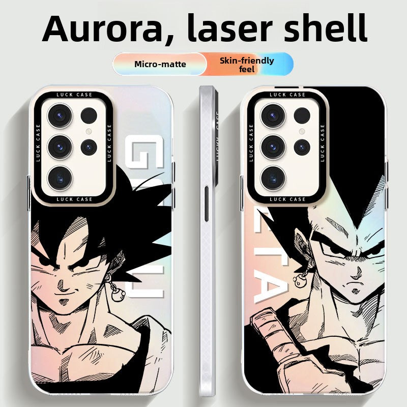Dragon Ball Laser Silver Cases for Samsung Mobile Phones