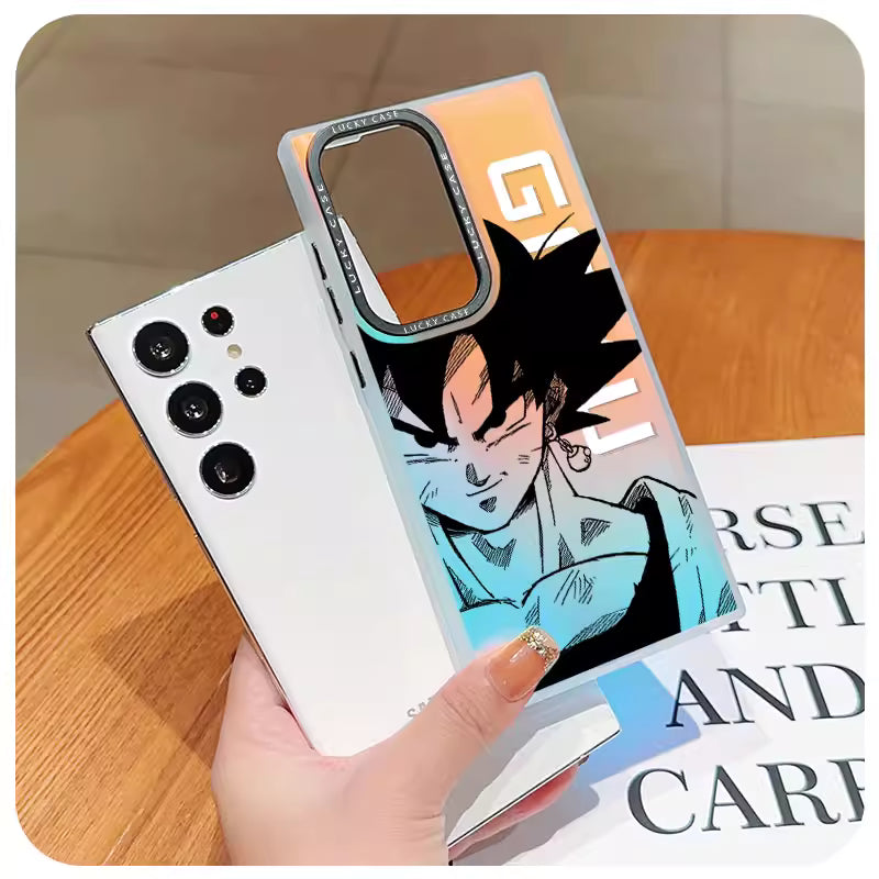 Dragon Ball Laser Silver Cases for Samsung Mobile Phones