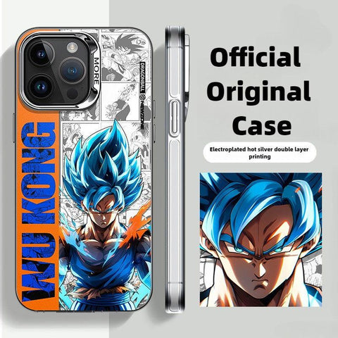 Dragon Ball Z Blue Goku Vegeta Magsafe iPhone Case - HelloAnimeCases