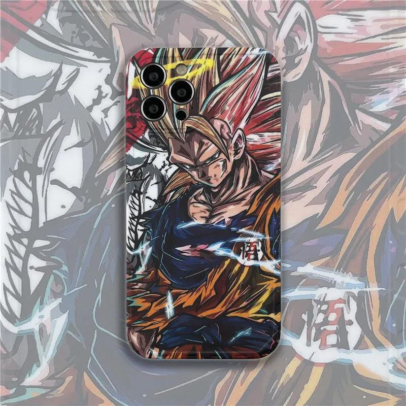 Dragon Ball Z Goku Saiyan Silicone Anime Case iPhone - HelloAnimeCases