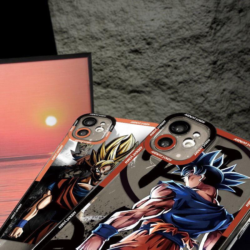 Dragon Ball Z Goku Vegeta Saiyan Clear Phone Case - HelloAnimeCases