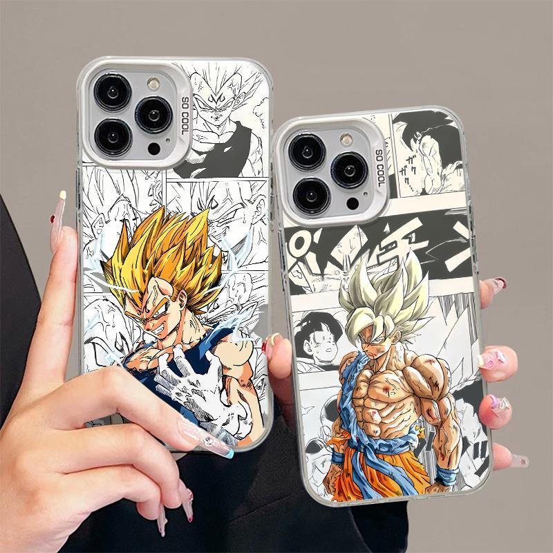 Dragon Ball Z Saiyan Muscles Goku Vegeta Hard iPhone Case - HelloAnimeCases