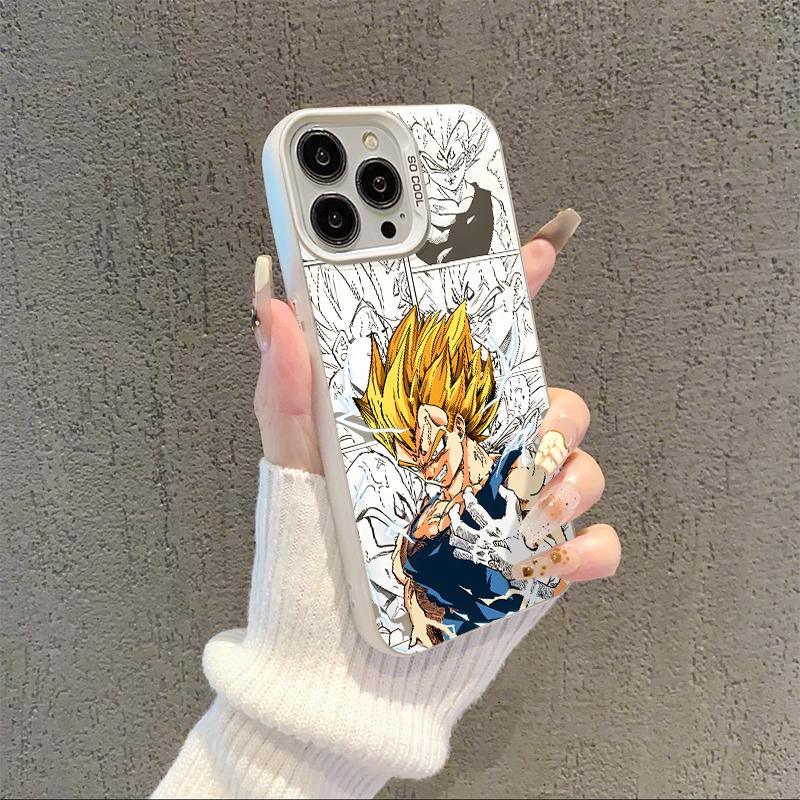 Dragon Ball Z Saiyan Muscles Goku Vegeta Hard iPhone Case - HelloAnimeCases