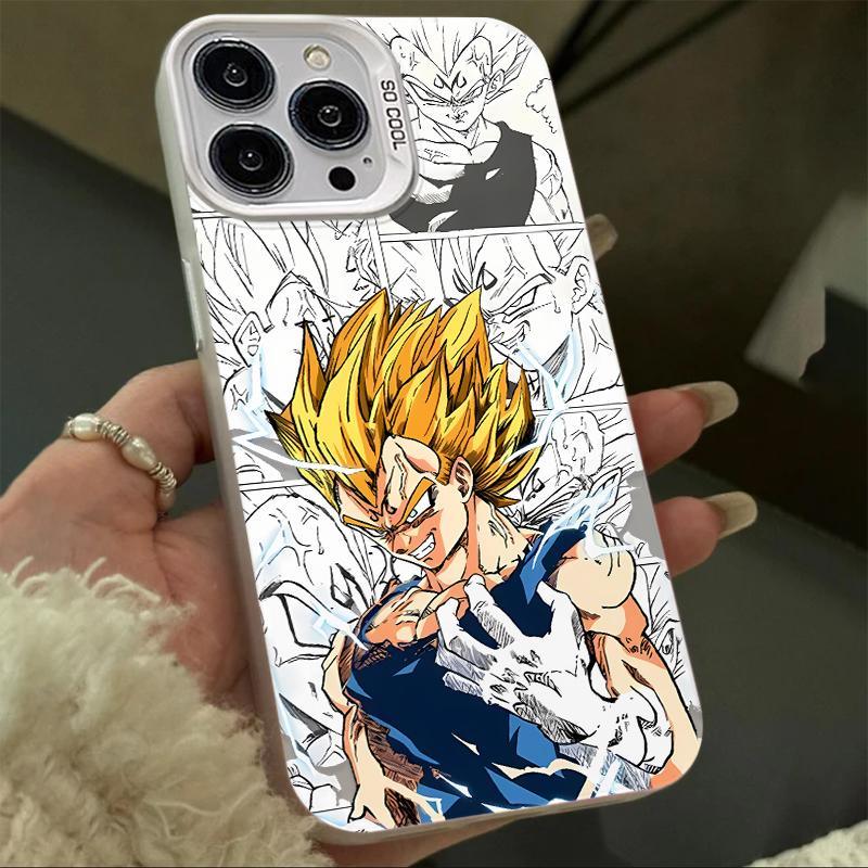 Dragon Ball Z Saiyan Muscles Goku Vegeta Hard iPhone Case - HelloAnimeCases