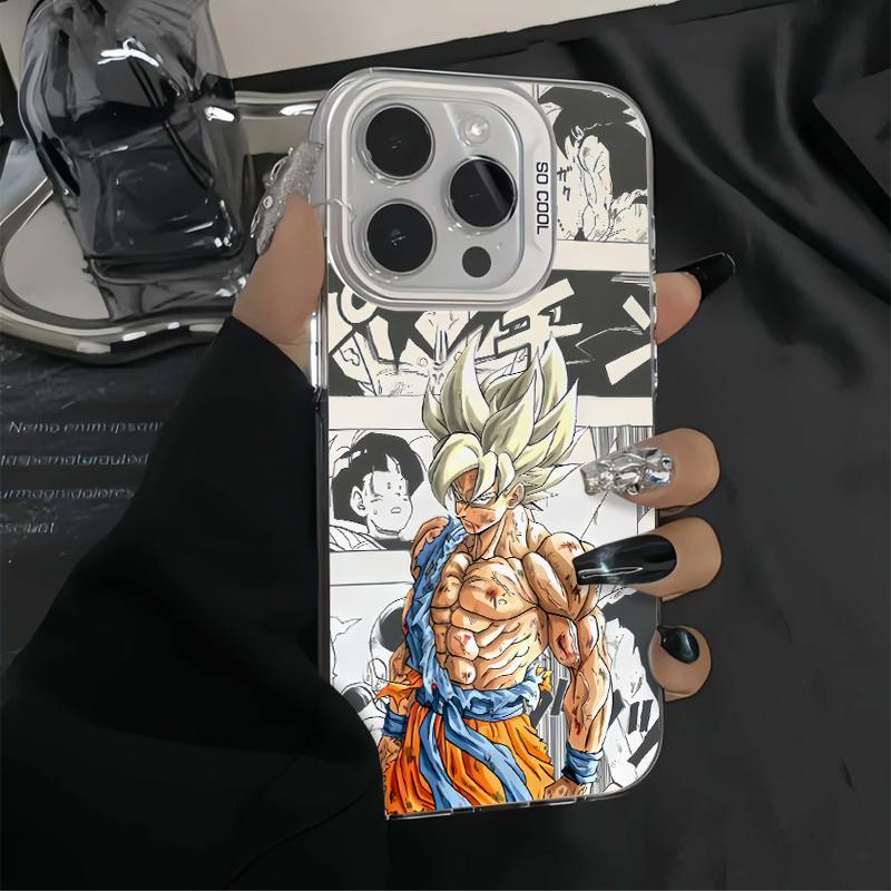 Dragon Ball Z Saiyan Muscles Goku Vegeta Hard iPhone Case - HelloAnimeCases
