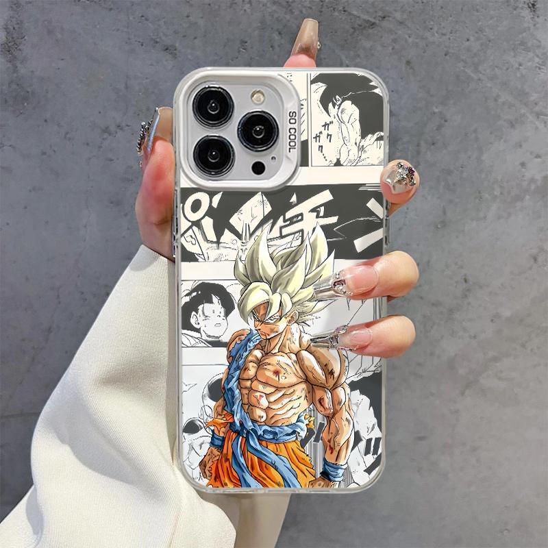 Dragon Ball Z Saiyan Muscles Goku Vegeta Hard iPhone Case - HelloAnimeCases