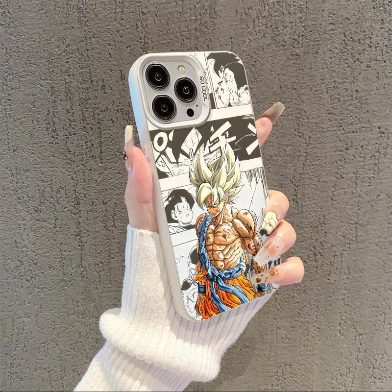 Dragon Ball Z Saiyan Muscles Goku Vegeta Hard iPhone Case - HelloAnimeCases
