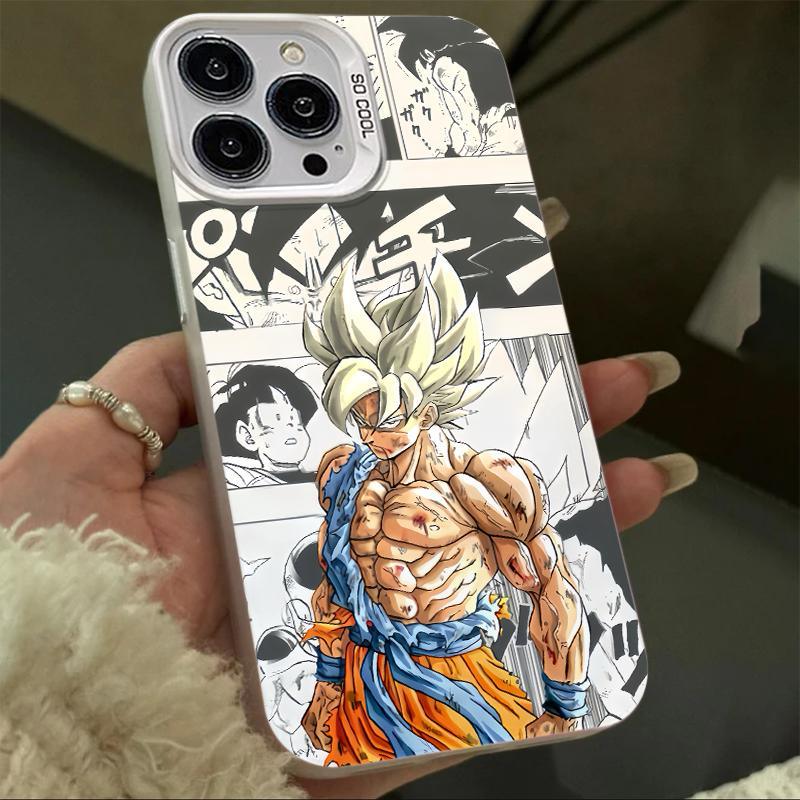 Dragon Ball Z Saiyan Muscles Goku Vegeta Hard iPhone Case - HelloAnimeCases