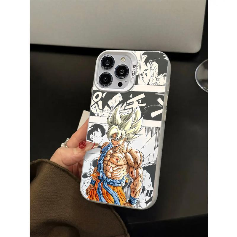 Dragon Ball Z Saiyan Muscles Goku Vegeta Hard iPhone Case - HelloAnimeCases