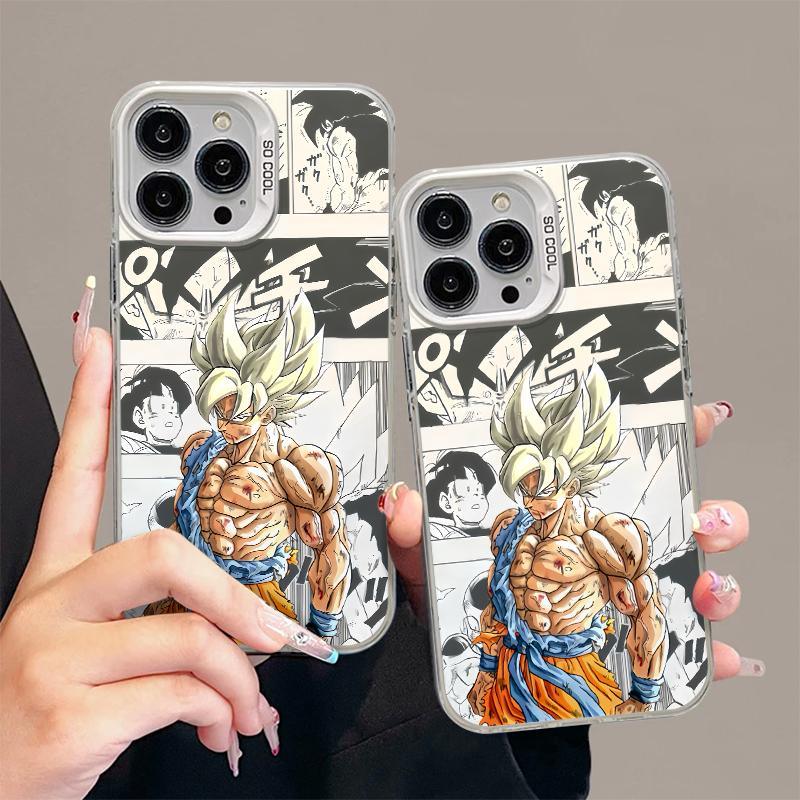 Dragon Ball Z Saiyan Muscles Goku Vegeta Hard iPhone Case - HelloAnimeCases