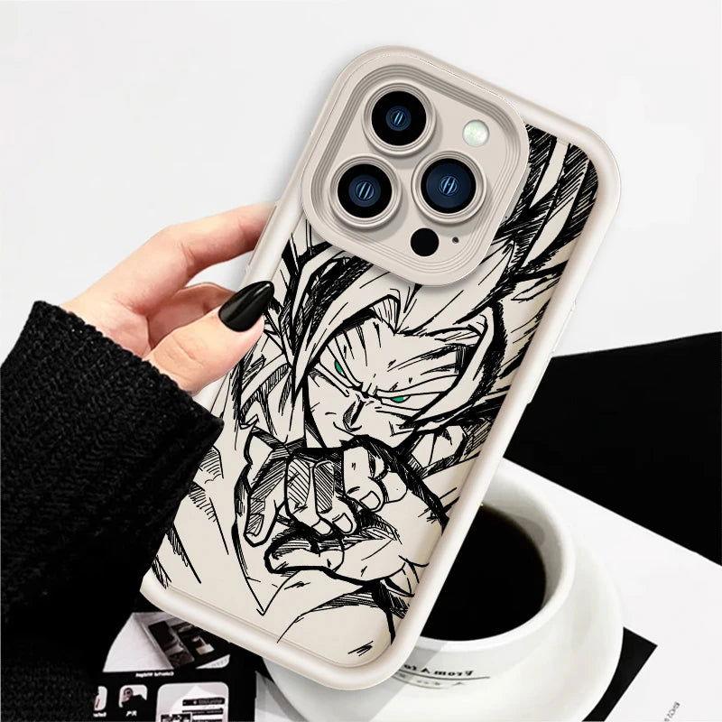 Dragon Ball Z Saiyan Vegeta Eye Ladder iPhone Case - HelloAnimeCases