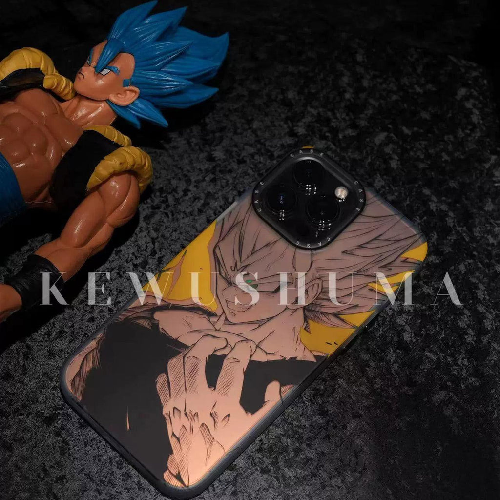 Vegeta Dragon Ball Z Led Phone Case Super Vegeta Power Intense DBZ Phone Case Vegeta Dragon Ball Z Led Phone Case Super Vegeta Power Intense DBZ Phone Case