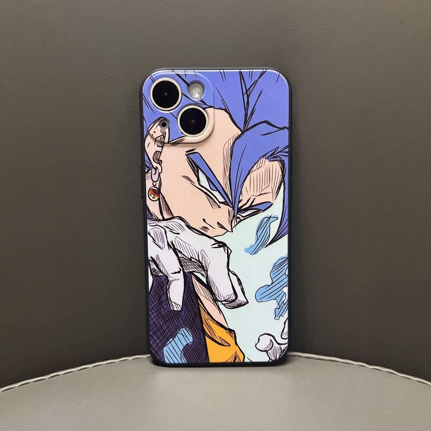 Dragon Ball Z Vegeta Silicone Phone Case Anime iPhone - HelloAnimeCases