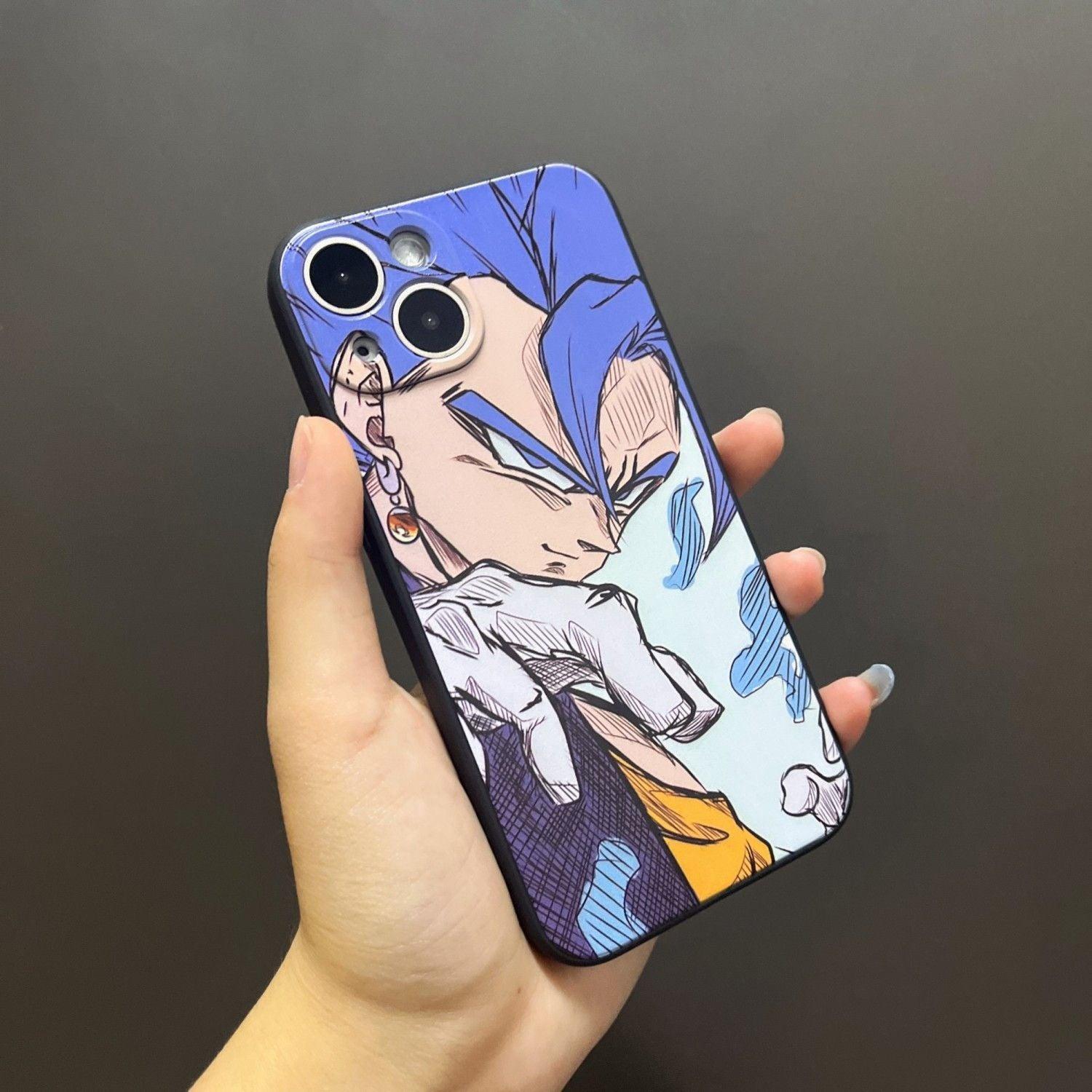 Dragon Ball Z Vegeta Silicone Phone Case Anime iPhone - HelloAnimeCases