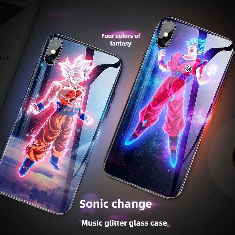 Dragon Ballz Saiyan Goku Luminous Glowing Phone Case - HelloAnimeCases