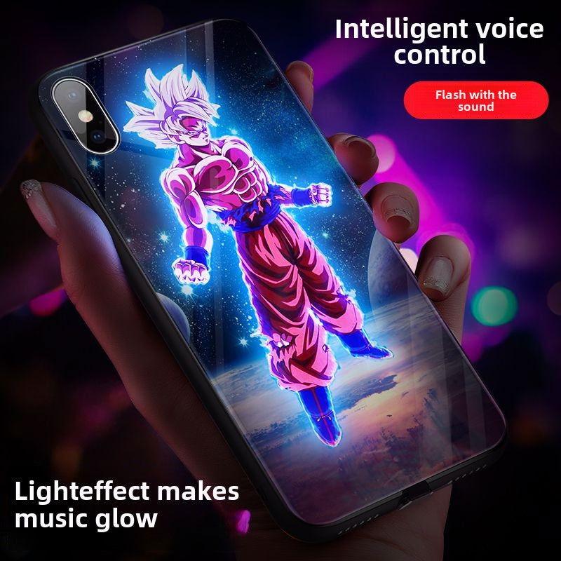 Dragon Ballz Saiyan Goku Luminous Glowing Phone Case - HelloAnimeCases
