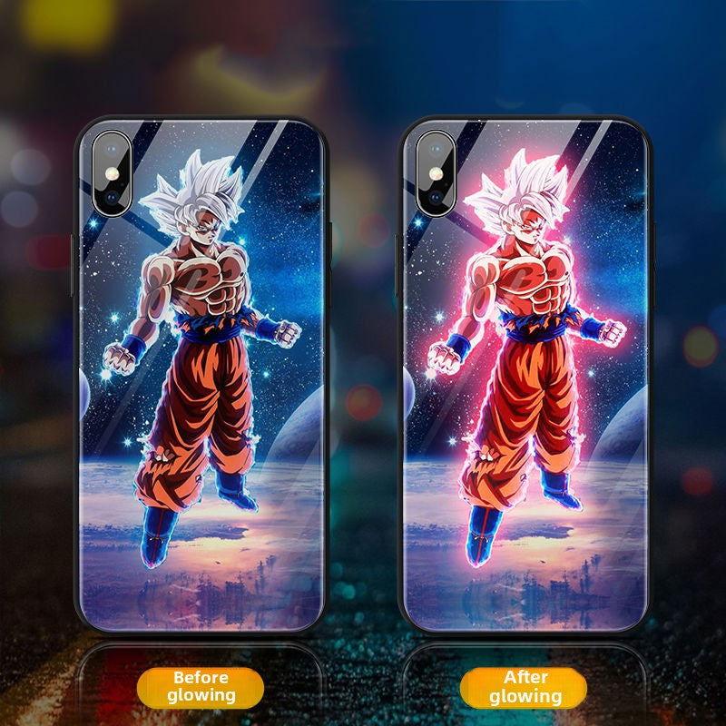Dragon Ballz Saiyan Goku Luminous Glowing Phone Case - HelloAnimeCases