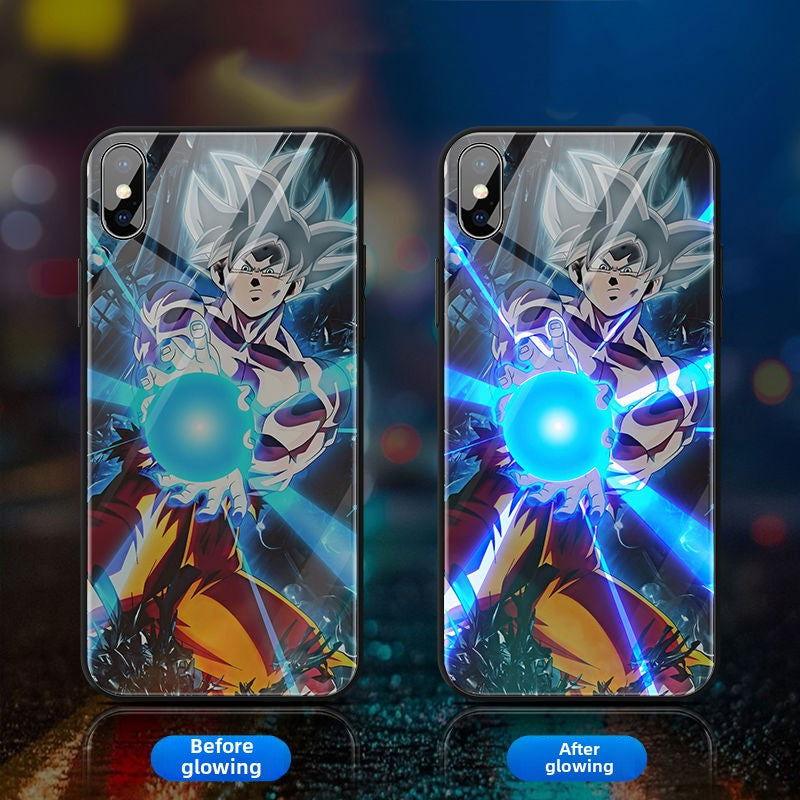 Dragon Ballz Saiyan Goku Luminous Glowing Phone Case - HelloAnimeCases