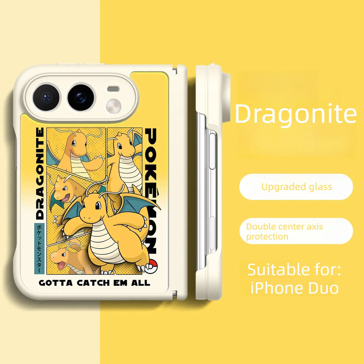 Pokemon Anime iPhone Duo Case Glass Magsafe Phone Case