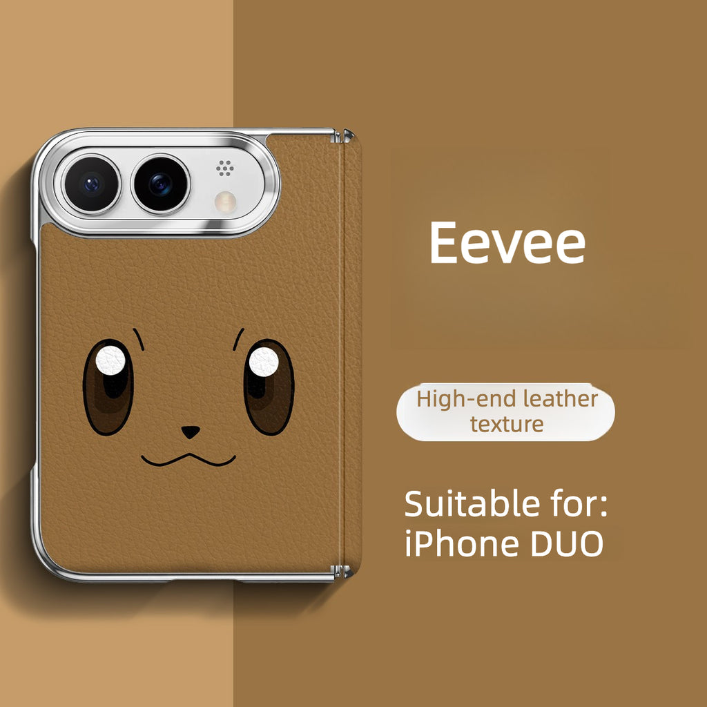 Pokemon iPhone Duo Leather Magsafe Phone Case with Kickstand