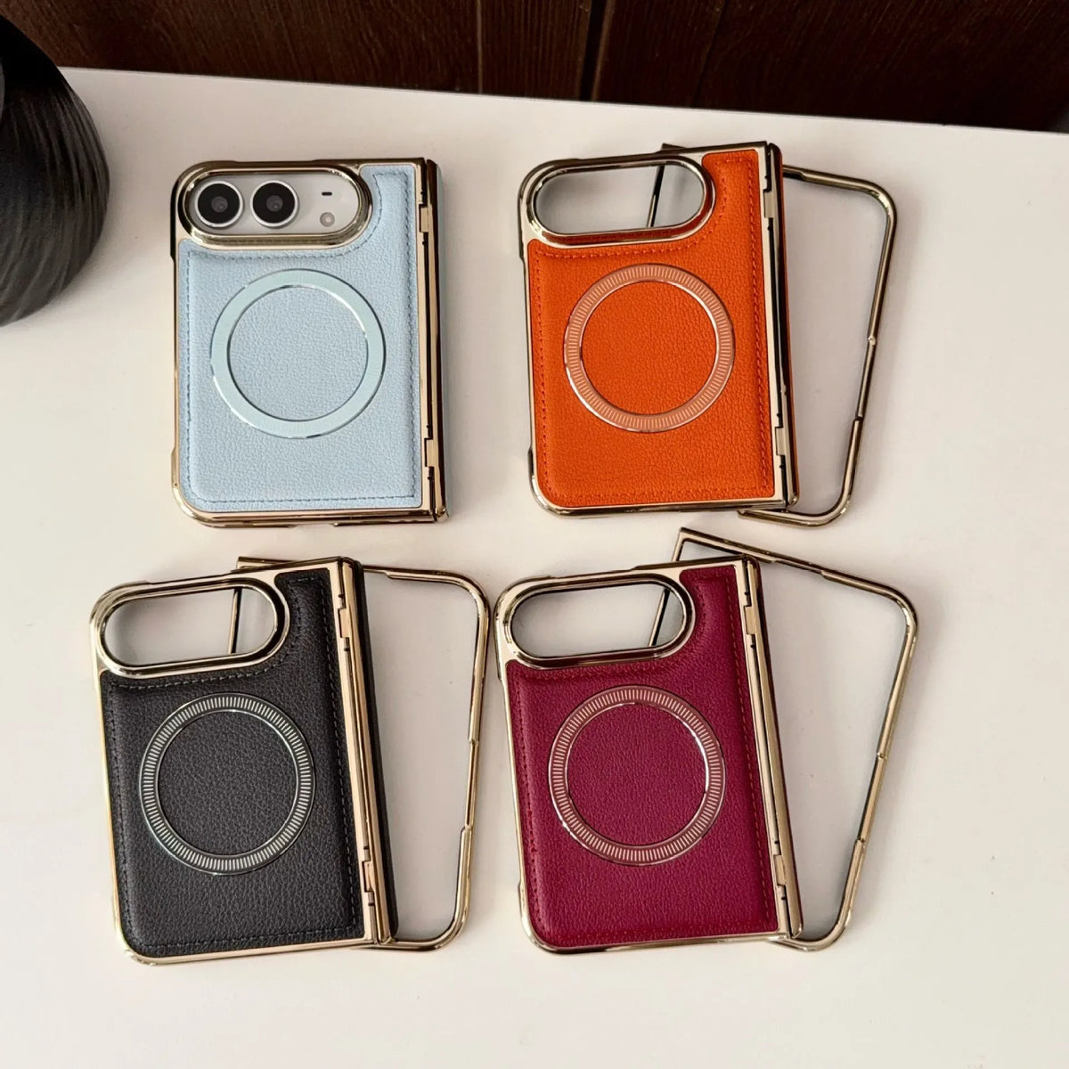 Electroplated Textured Apple iPhone Duo Magsafe Phone Case