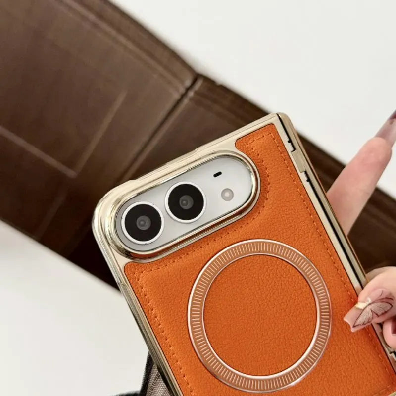 Electroplated Textured Apple iPhone Duo Magsafe Phone Case
