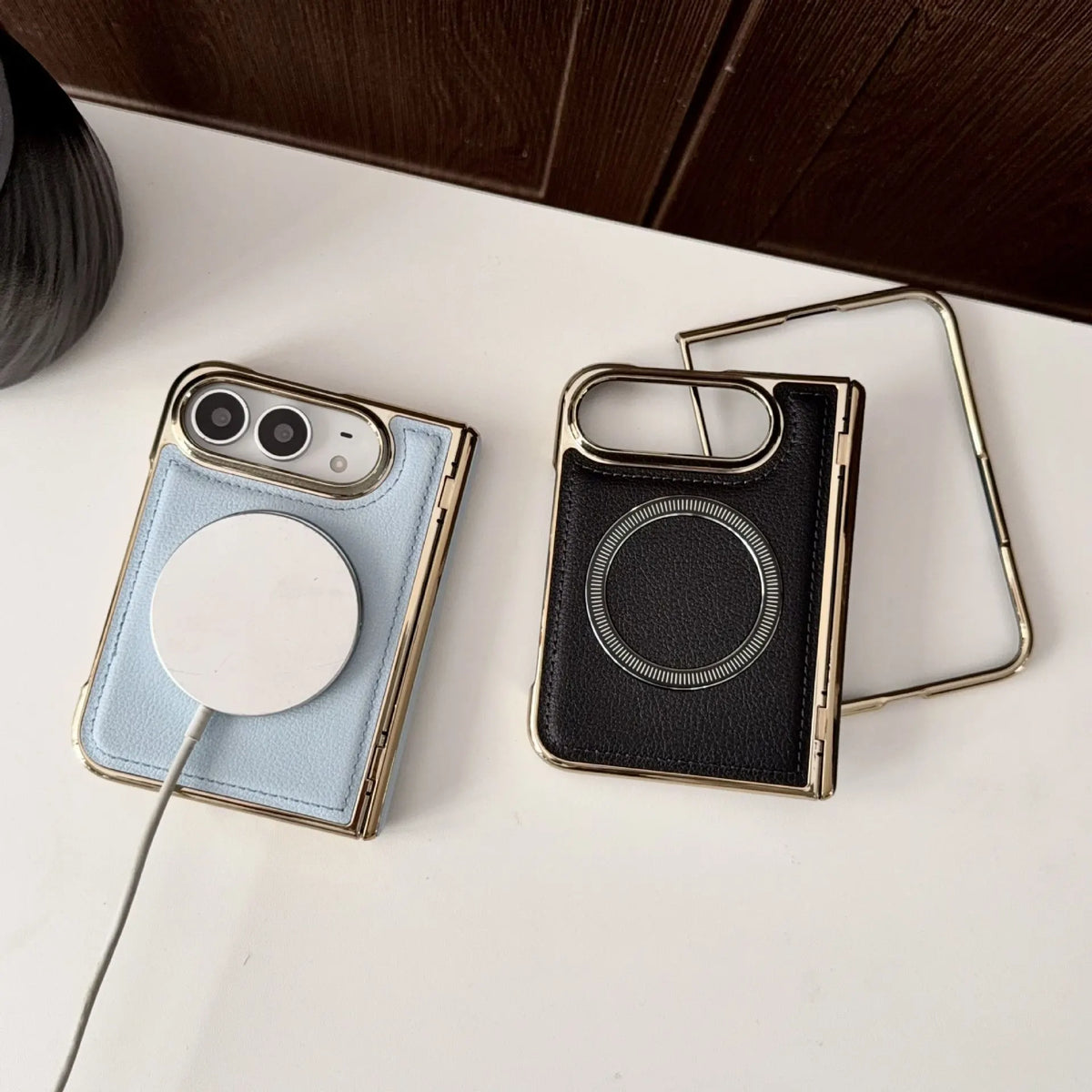 Electroplated Textured Apple iPhone Duo Magsafe Phone Case