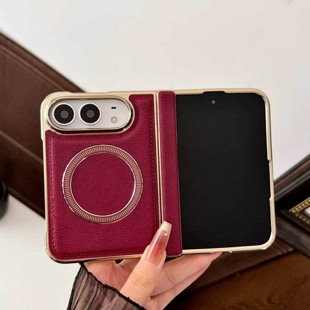 Electroplated Textured Apple iPhone Duo Magsafe Phone Case