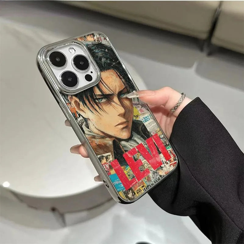 Attack on Titan Eren Anime Phone Case IPhone 17 | Electroplated