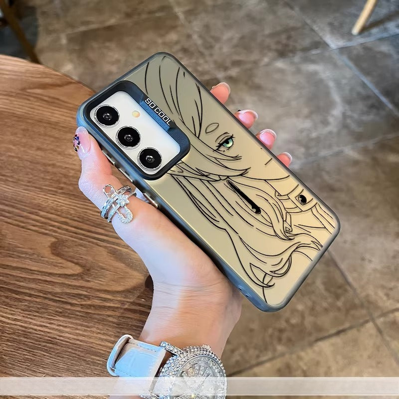 Frieren Holographic Protective Phone Case for The Samsung Galaxy