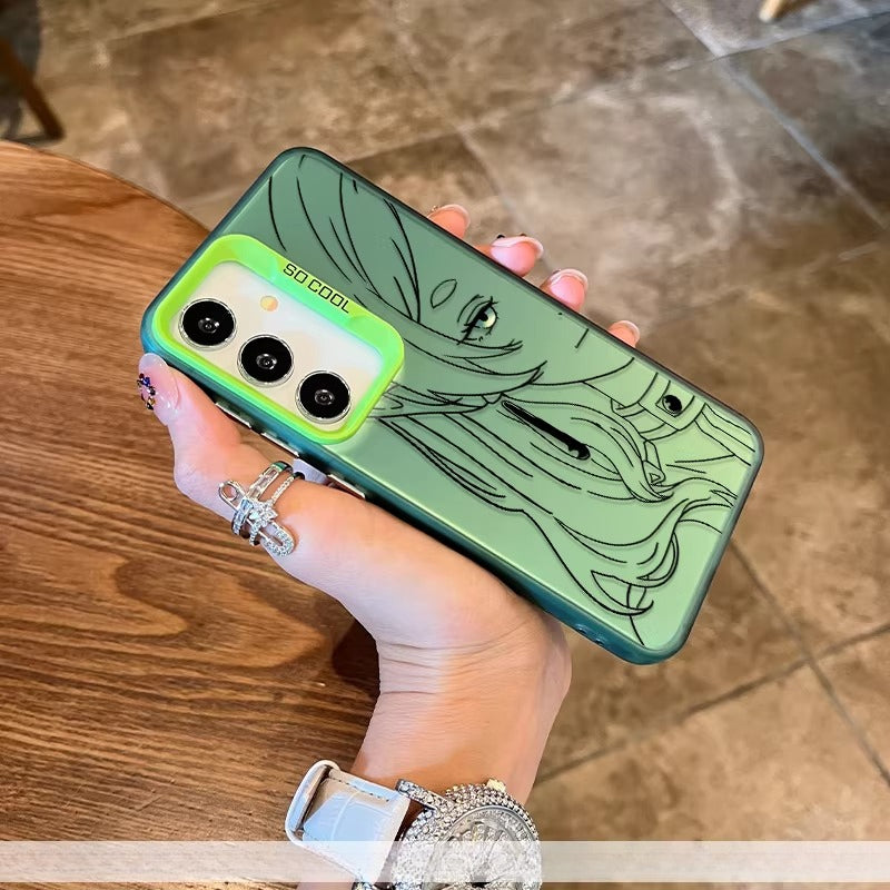 Frieren Holographic Protective Phone Case for The Samsung Galaxy