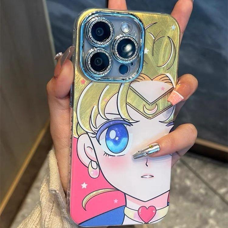 Feather Sailor Moon Electroplated Phone Case - HelloAnimeCases