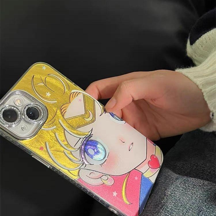 Feather Sailor Moon Electroplated Phone Case - HelloAnimeCases