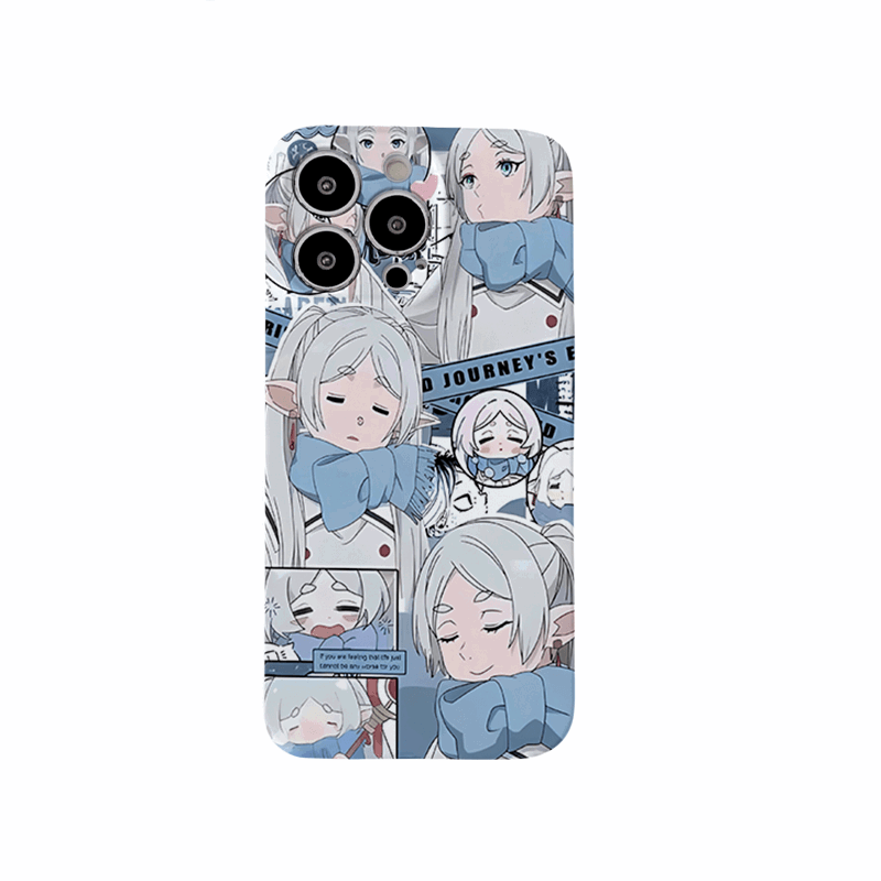 Frieren Phone Case Carton Style - HelloAnimeCases