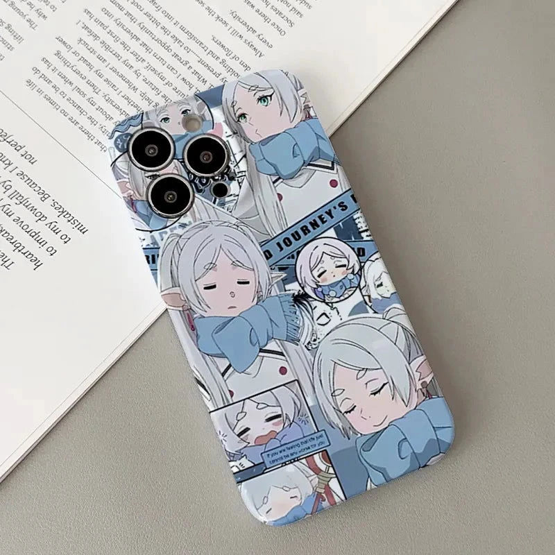 Frieren Phone Case Carton Style - HelloAnimeCases