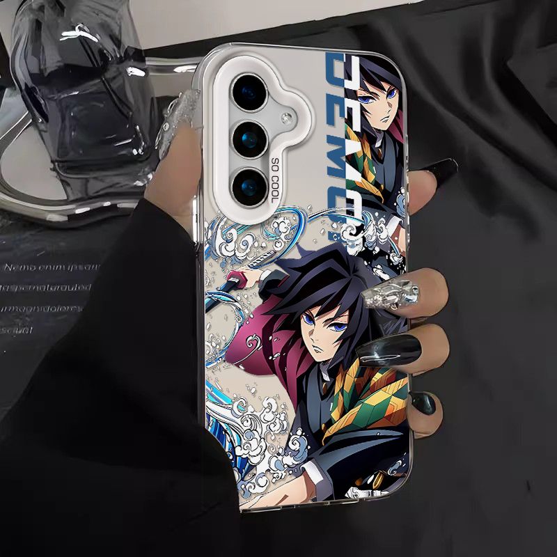 Demon Slayer Giyu Tomioka Full-Cover Shockproof Phone Case for Samsung