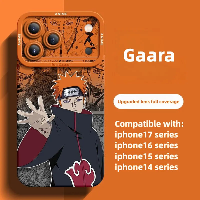 Funda protectora de silicona para teléfono Naruto Anime Serie 17 con diseño de pupila y ojos