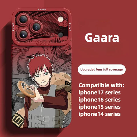 Funda protectora de silicona para teléfono Naruto Anime Serie 17 con diseño de pupila y ojos