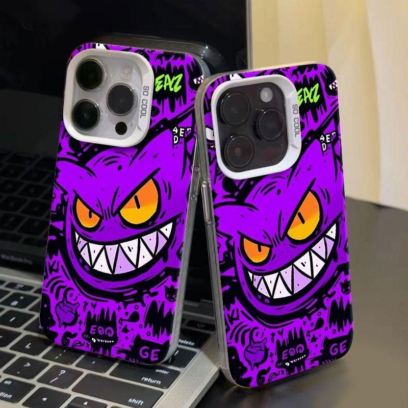 Gengar Phone Case iPhone Carton Style - HelloAnimeCases