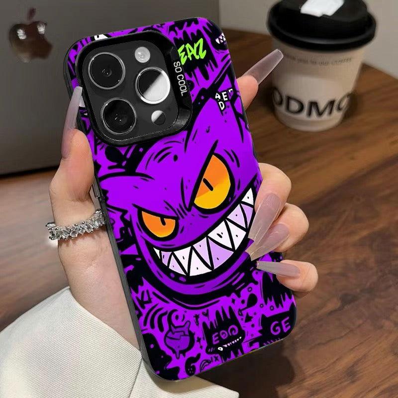 Gengar Phone Case iPhone Carton Style - HelloAnimeCases