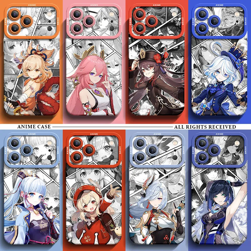 Genshin Impact Anime Phone Case iPhone 17 Case