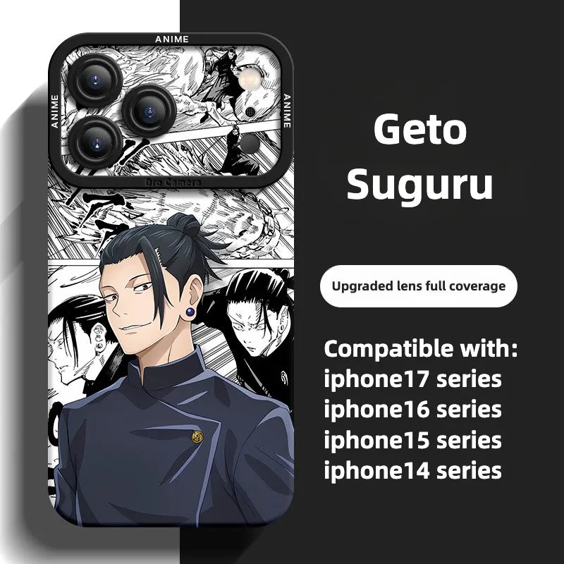 Anime Jujutsu Kaisen Satoru Gojo Funda para teléfono serie iPhone 17