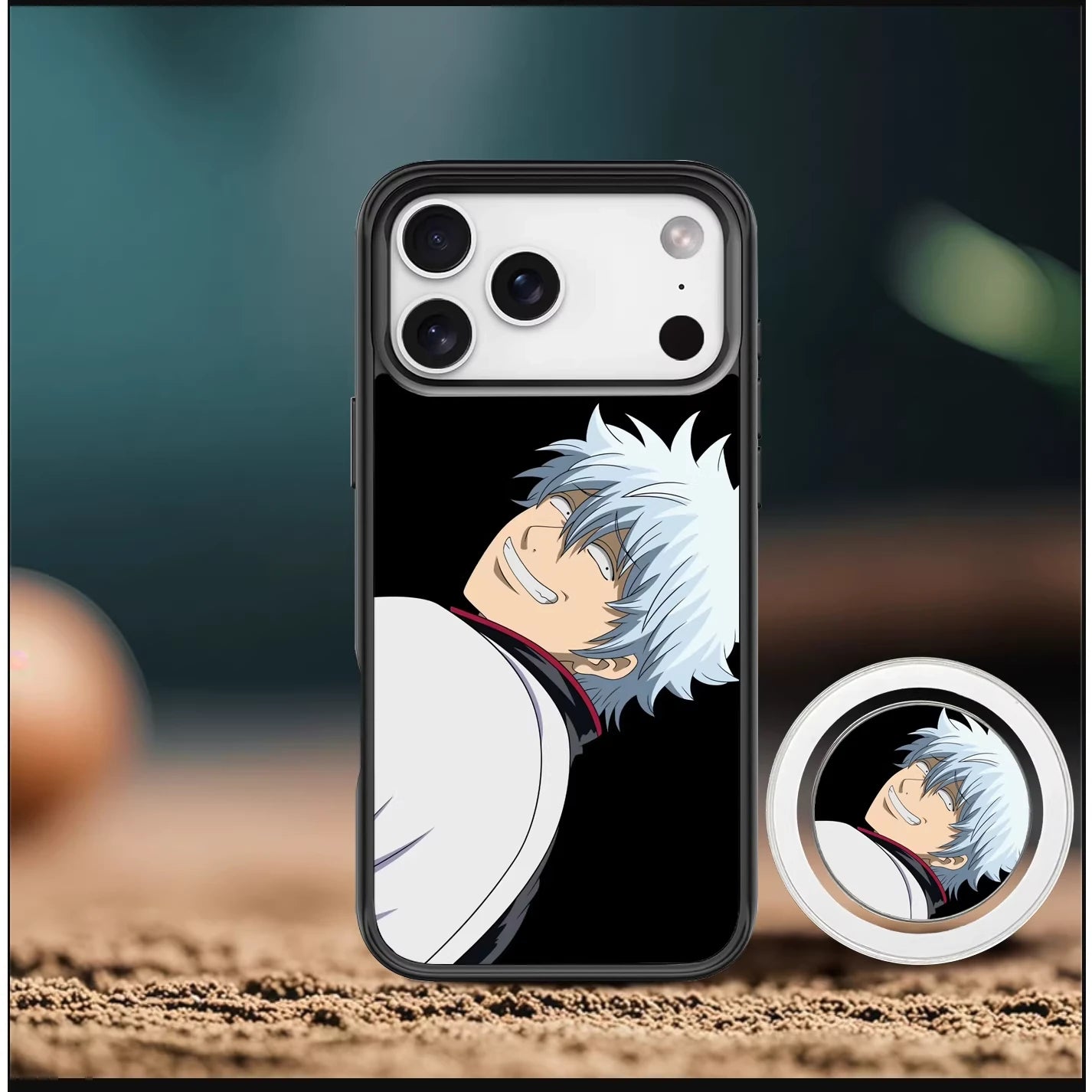 Funda de silicona para teléfono con el anime Death Note Nate River