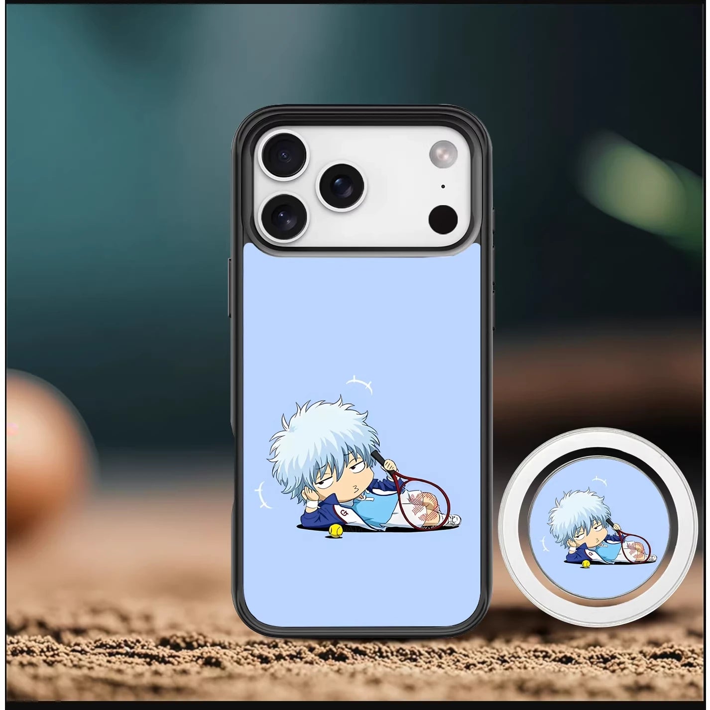 Funda de silicona para teléfono con el anime Death Note Nate River