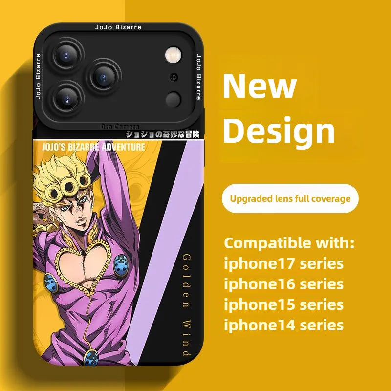 Anime JoJo's Bizarre Adventure Giorno Giovanna Phone Case