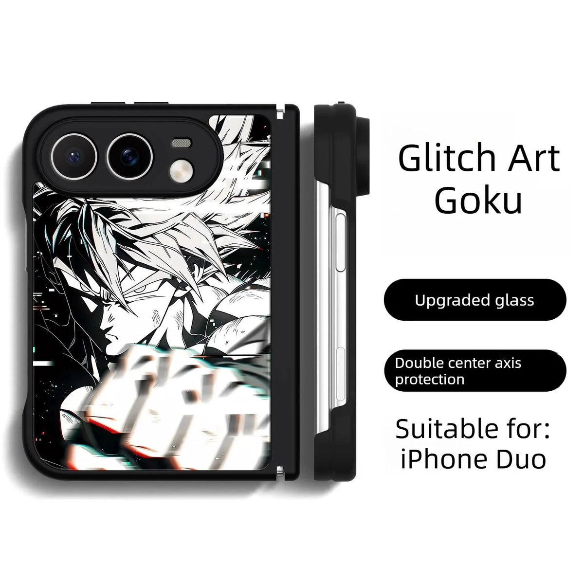 Dragon Ball Son Goku Anime iPhone Duo Case Glass Magsafe Phone Case